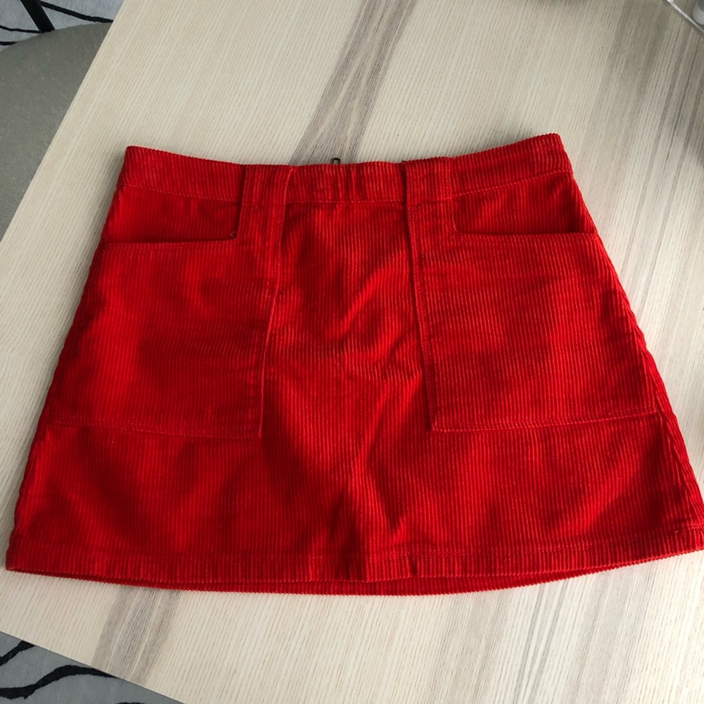 Forever 21 Bright Red Skirt
